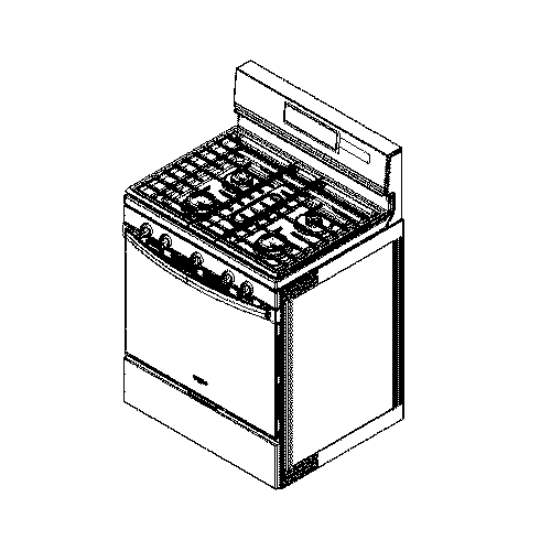 Whirlpool Gas Air Fry Oven