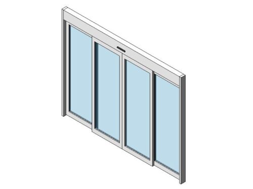 curtainwall automatic sliding double door